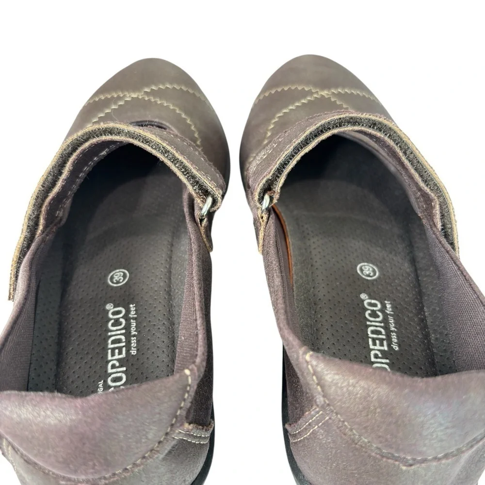 Arcopedico L18 Mary Jane Comfort Ballet Flat Womens Shoe Size 39 US 8.5 9 Brown